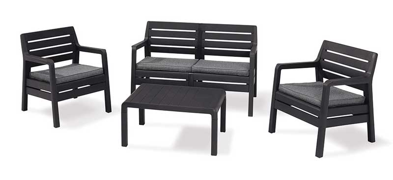 Baštenska garnitura Keter Delano Grafit - dodatni pogled