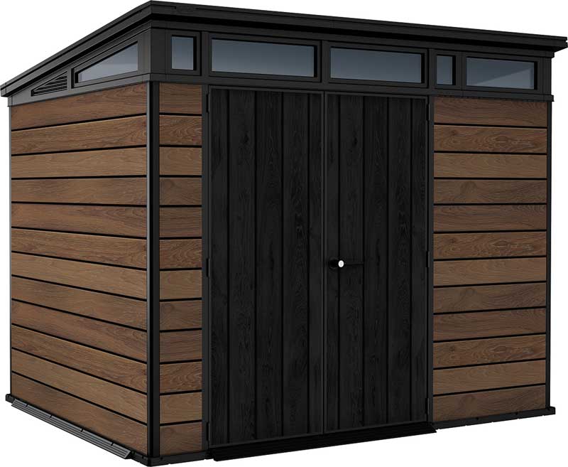 Montažna pomoćna baštenska kućica Šupa Keter Penthouse 9x7ft Deco - dodatni pogled