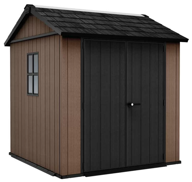 Montažna pomoćna baštenska kućica Šupa Keter Newton Plus Wide 7x7.5FT Braon