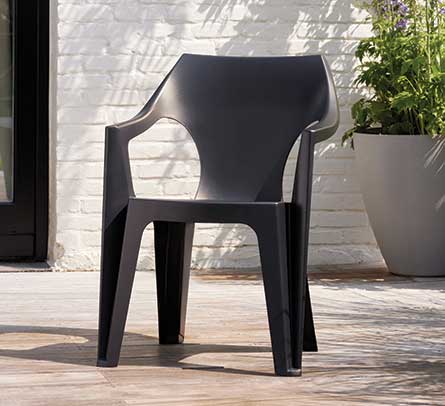 Stolica Keter Dante Low Back Grafit - dodatni pogled