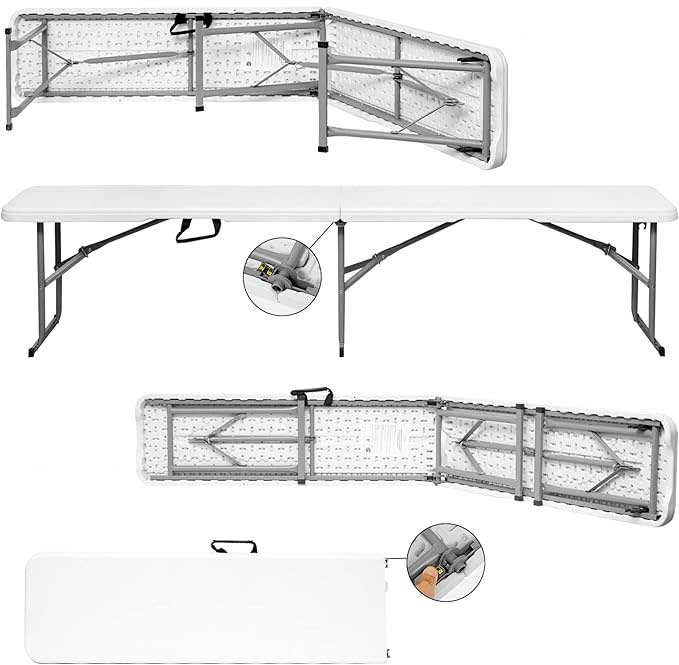 Sklopiva Klupa Za Proslave, Kampovanje, Dvorište - dodatni pogled