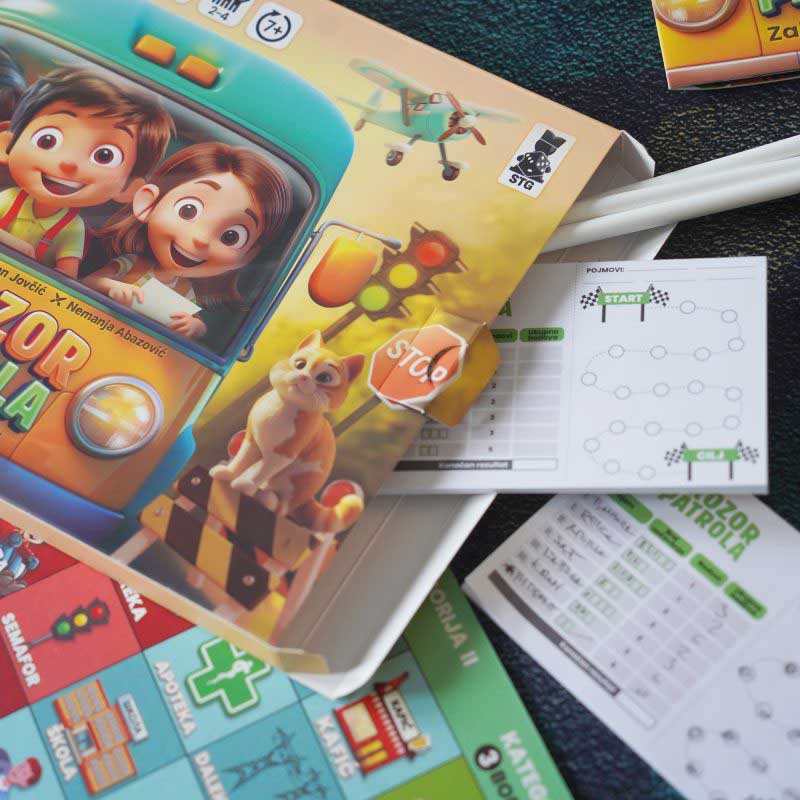 Društvena igra Prozor patrola - dodatni pogled