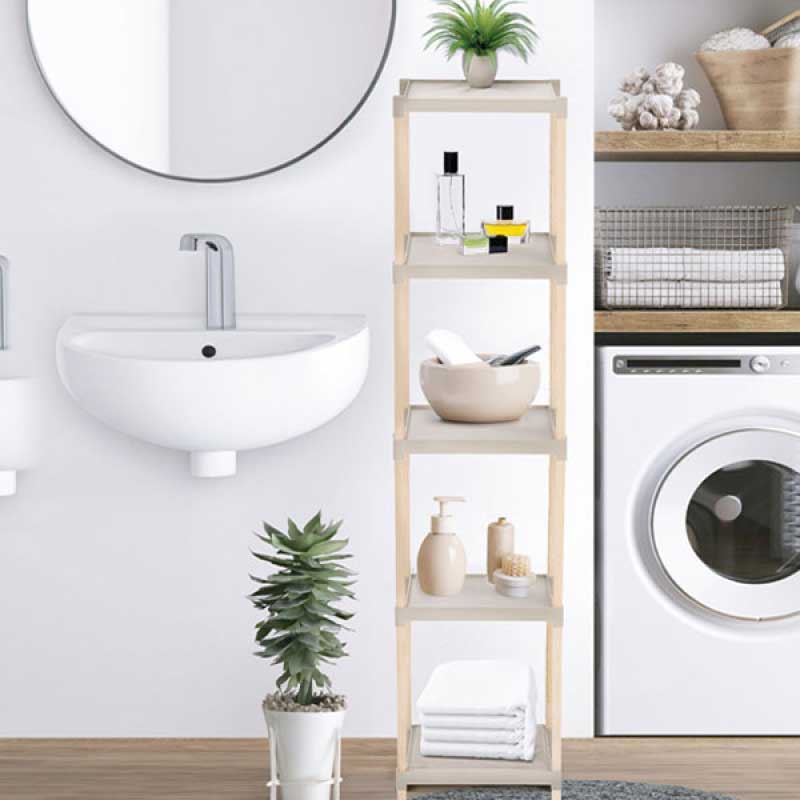 Multifunkcionalna polica sa 5 nivoa Fixwood 2011-5 - dodatni pogled