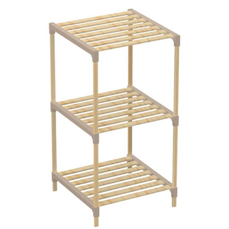 Multifunkcionalna polica sa 3 nivoa Fixwood 2013-3 - dodatni pogled