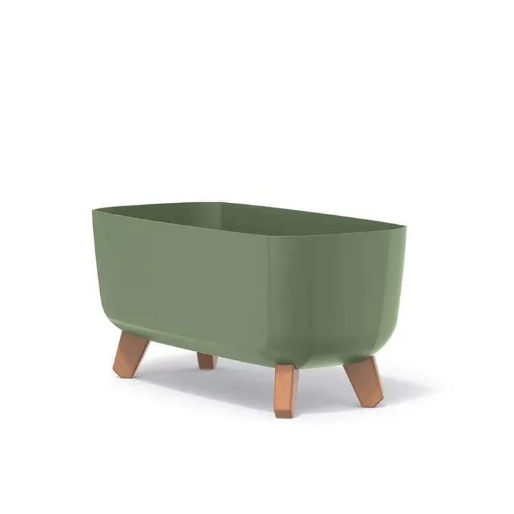 Elegantna žardinjera sa nogarima Prosperplast Gracia Olive Green 40cm