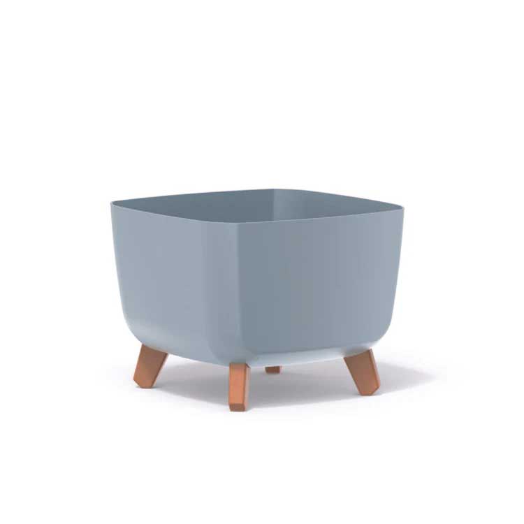 Saksija sa nogarima Prosperplast Gracia Svetlo siva 24x24x19cm - dodatni pogled