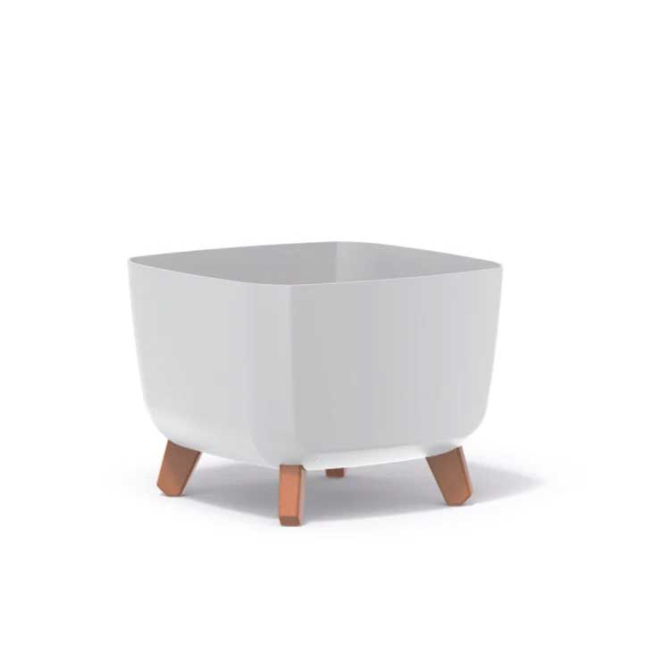 Saksija sa nogarima Prosperplast Gracia Bela 24x24x19cm - dodatni pogled