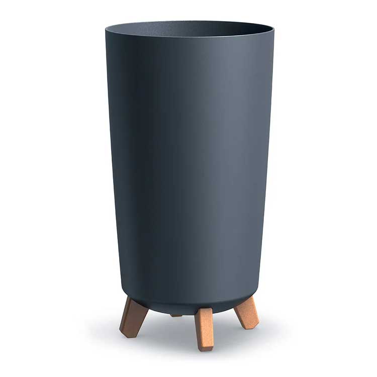 Visoka saksija sa nogarima Prosperplast Gracia Tubus Slim Antracit - dodatni pogled