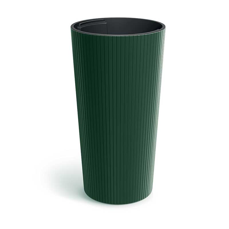 Visoka saksija sa uloškom Prosperplast Lamia 25x48cm Olive Green - dodatni pogled