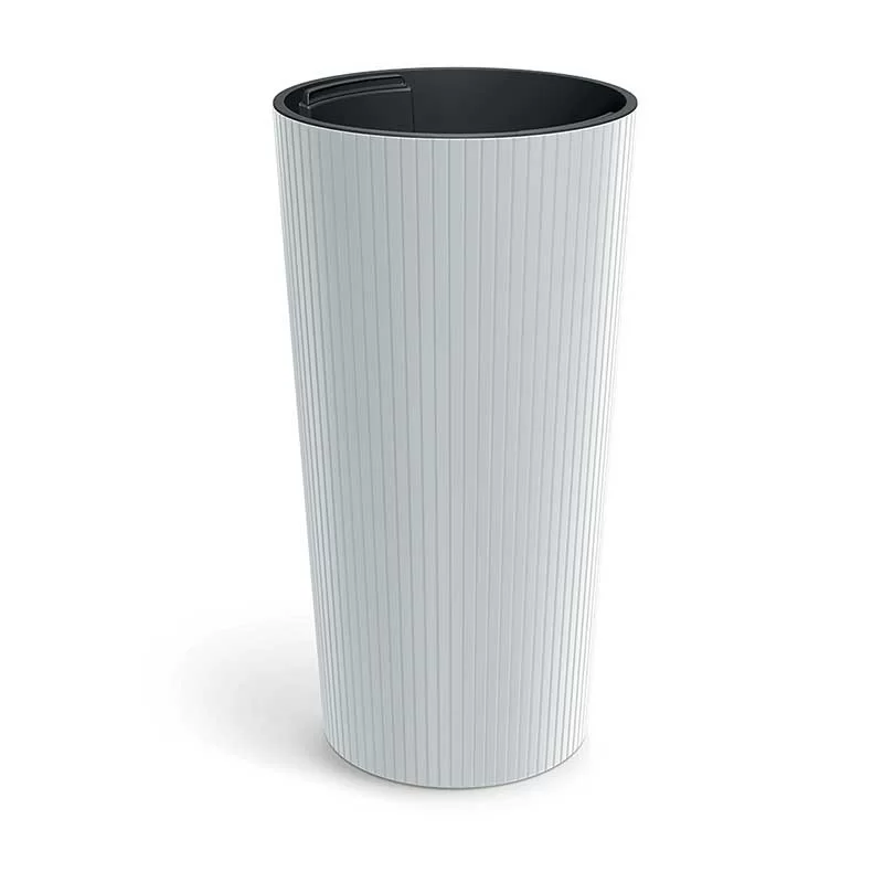 Visoka saksija sa uloškom Prosperplast Lamia 25x48cm White