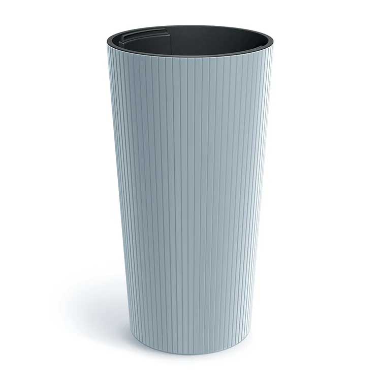 Visoka saksija sa uloškom Prosperplast Lamia 30x57.5cm Light Grey - dodatni pogled