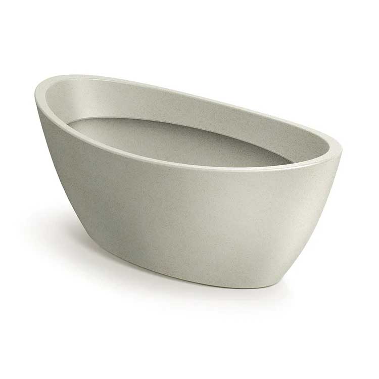 Ovalna saksija za cveće Prosperplast Aria 40cm Boja peska - dodatni pogled