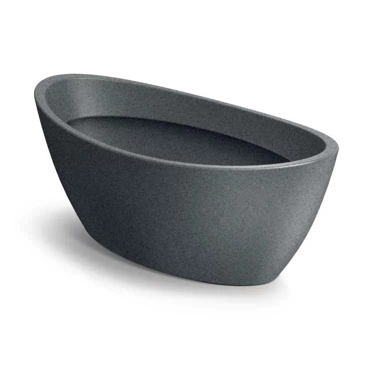 Ovalna saksija za cveće Prosperplast Aria 40cm Boja finog granita