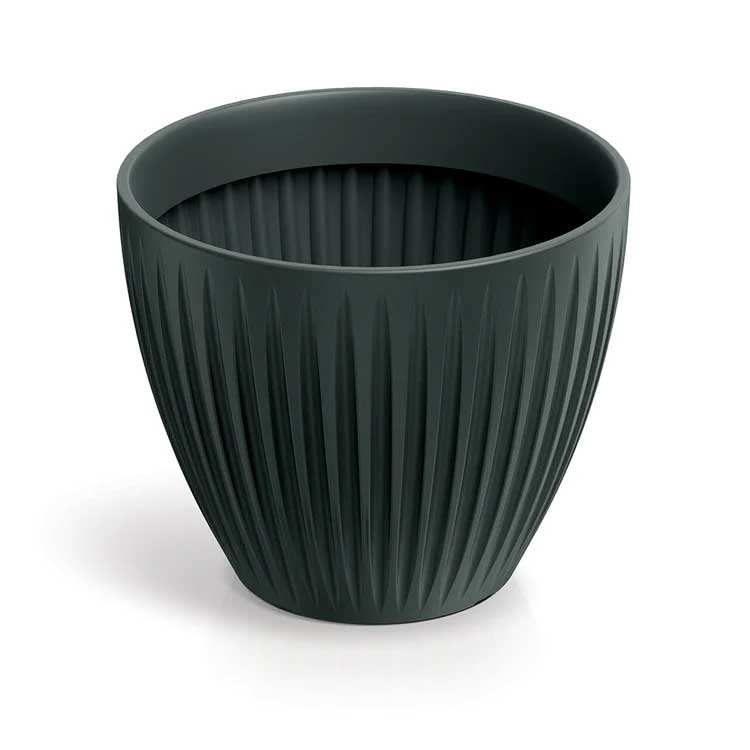 Saksija za cveće Prosperplast Latia 30x25cm Antracit - dodatni pogled