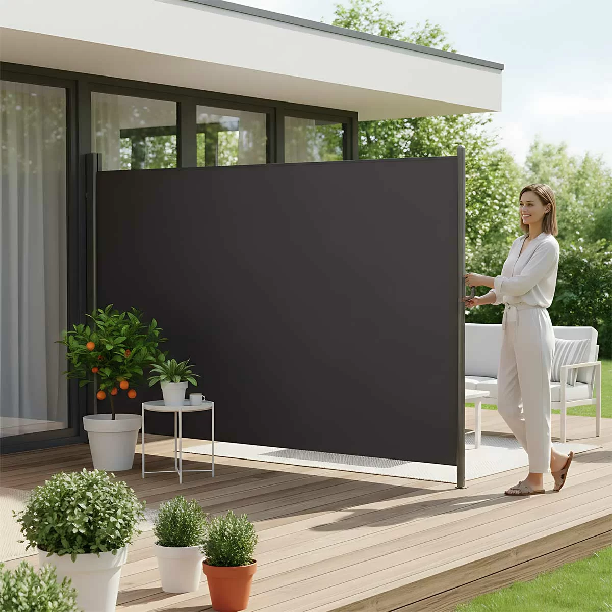 Bočna Tenda na Razvlačenje 180 x do 300 cm