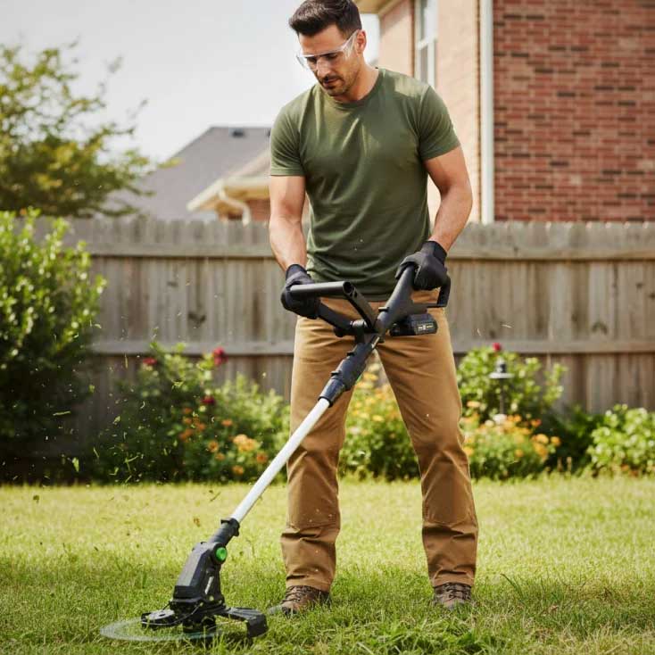 Iskra ERO Aku trimer za travu sa punjačem i dve baterije Set - dodatni pogled