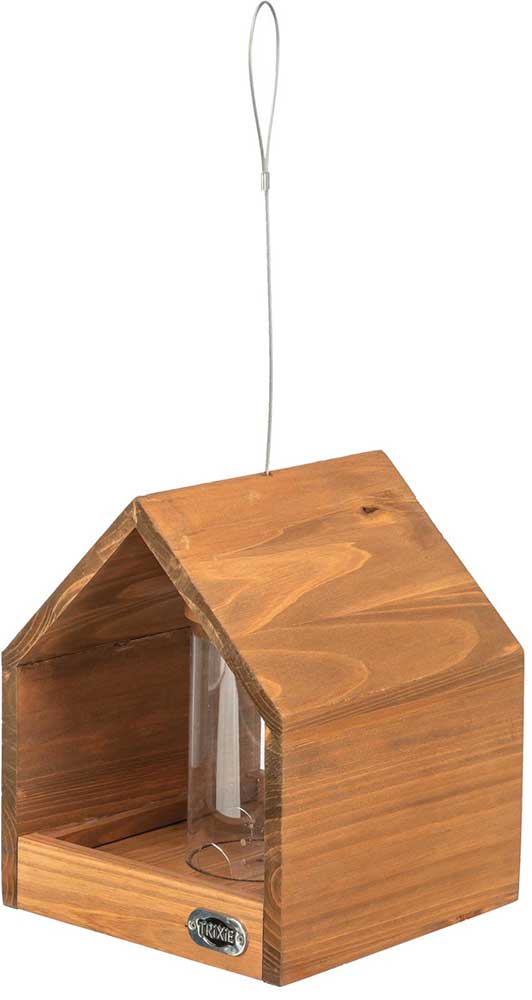 Hranilica za ptice Drvena kućica 24cm natur Trixie 55817 - dodatni pogled