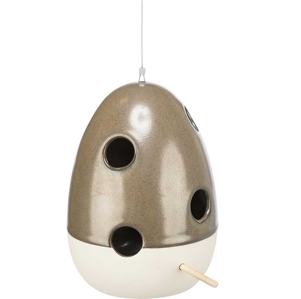 Gnezdo za divlje ptice 16cm keramika zeleno Trixie 55532 - dodatni pogled