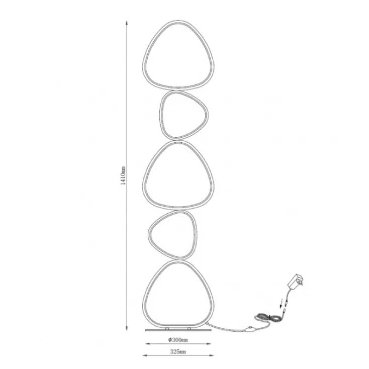 Podna lampa Solea23 48W – Atmosfera koja menja prostor - dodatni pogled