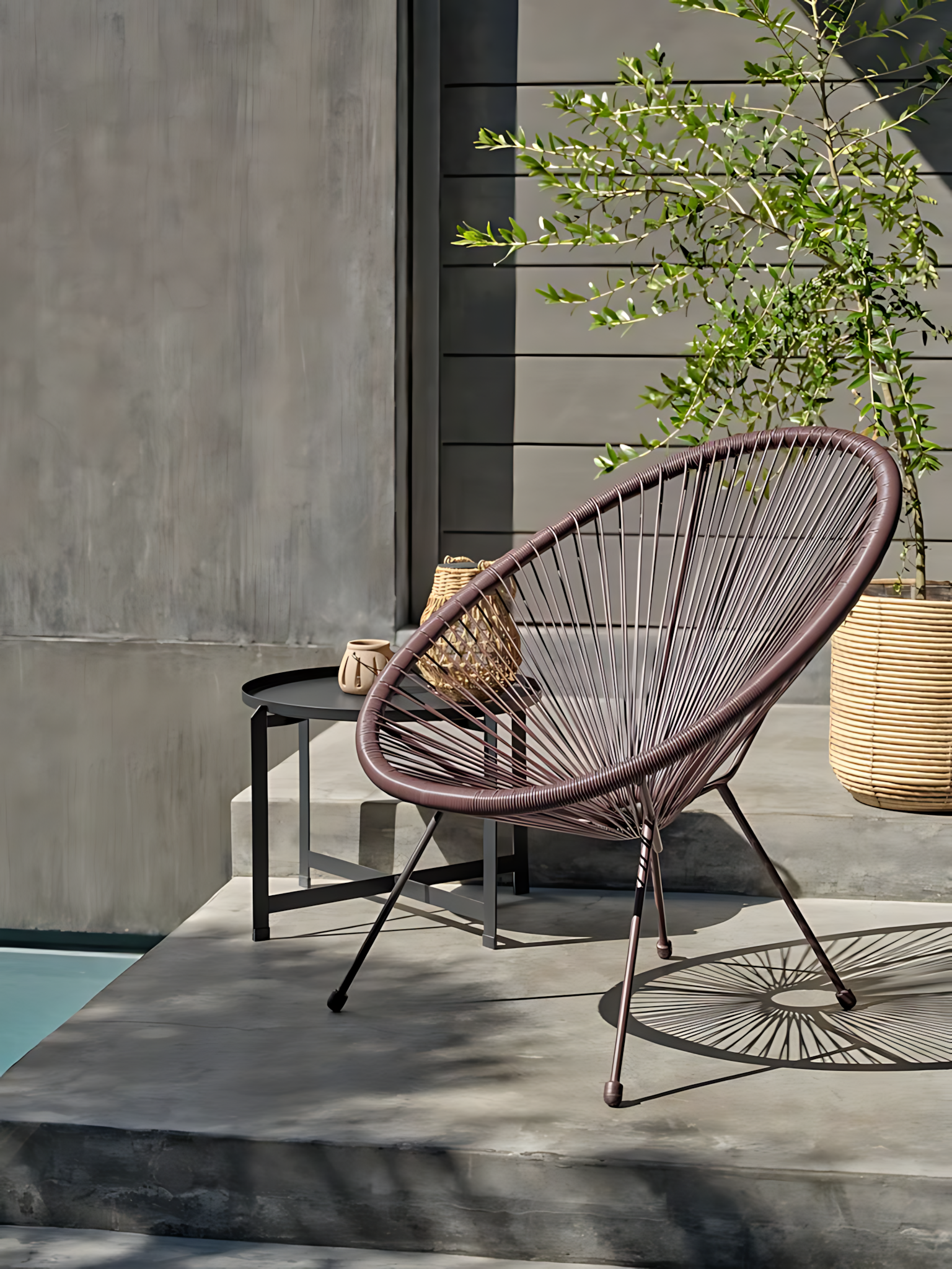 Galibi Artistička Garnitura Za Terasu - 2 Ratan Fotelje i Stočić - dodatni pogled