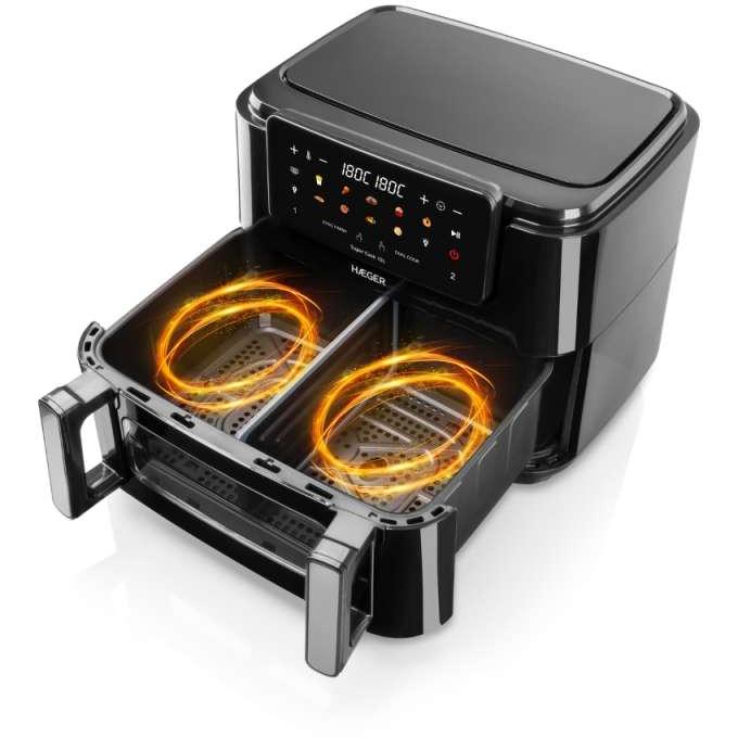 Haeger Super Cook Friteza na vruć vazduh 10L sa 2 Posude - dodatni pogled