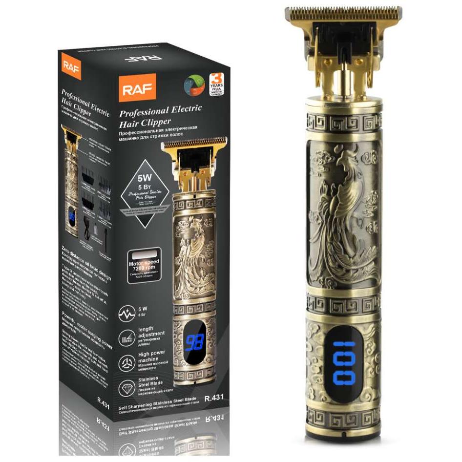 Bežični trimer za kosu i bradu RAF R.431 – Vaš lični stilista, bilo gde i bilo kada - dodatni pogled