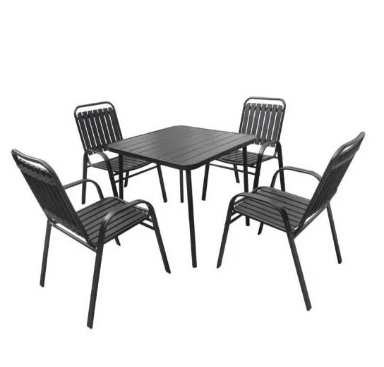 Baštenski set Aruba sa 4 stolice – Vaša oaza za opuštanje na otvorenom - dodatni pogled