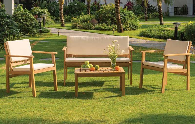 Baštenski set od drveta Oaklin – Prirodna toplina u vašem kutku - dodatni pogled