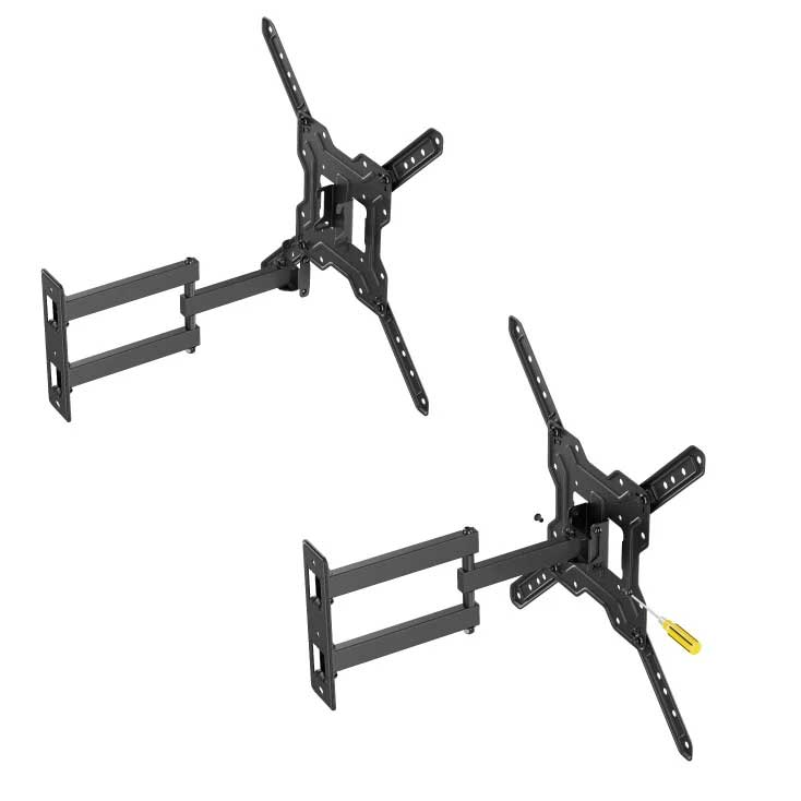 Zglobni zidni TV nosač 23 - 65 inča LCDH41-44B – Maksimalna fleksibilnost i sigurnost - dodatni pogled