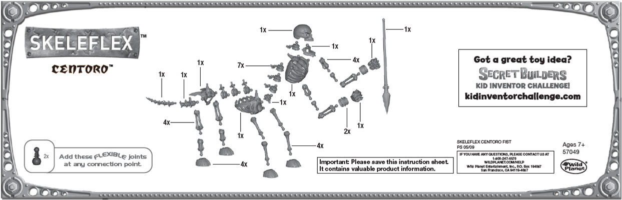Skeleflex Ratnici Koska WL57047 Centoro - dodatni pogled