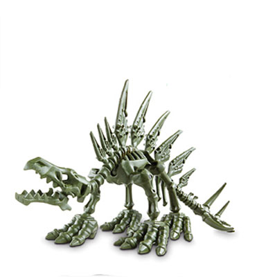 Skeleflex Mikro Dino WL57030 - Micro Stegosaurus - dodatni pogled