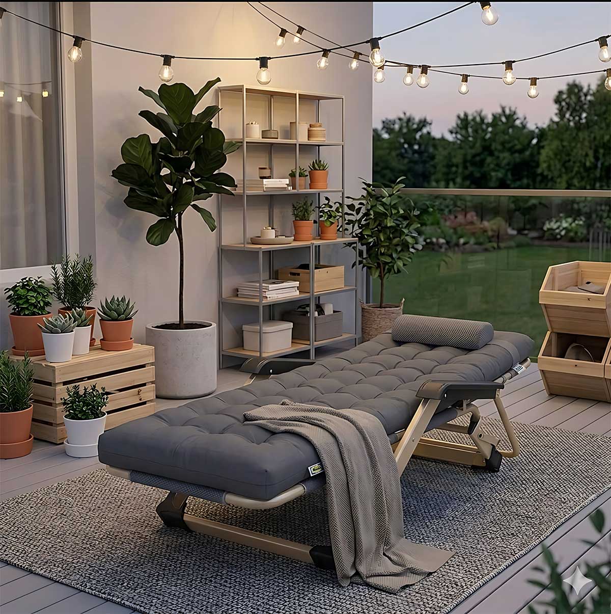 Podesiva Ležaljka Stolica Tonali Sa Jastukom - dodatni pogled