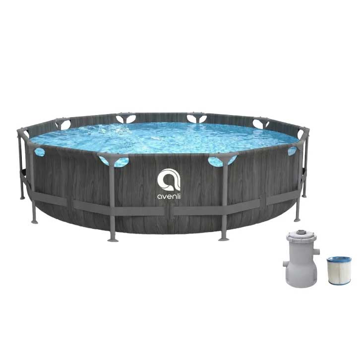 Montažni bazen sa metalnom konstrukcijom i pumpom 305x76cm 375001 - dodatni pogled