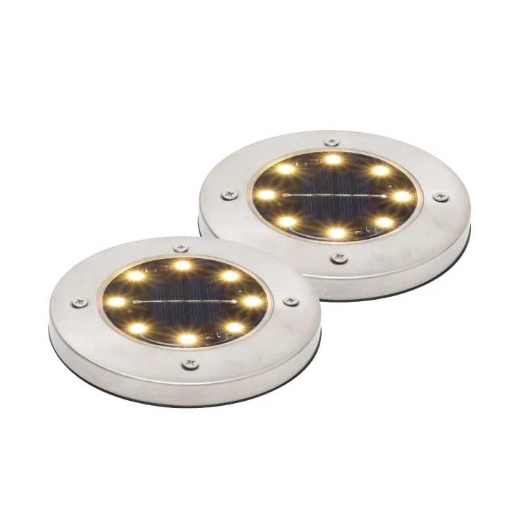 Solarna baštenska lampa – Set od 2 komada - dodatni pogled