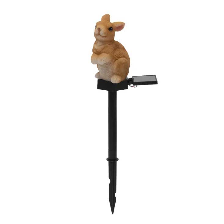 Solarna baštenska figura Zec - dodatni pogled