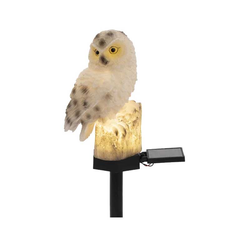 Solarna baštenska figura Sova - dodatni pogled