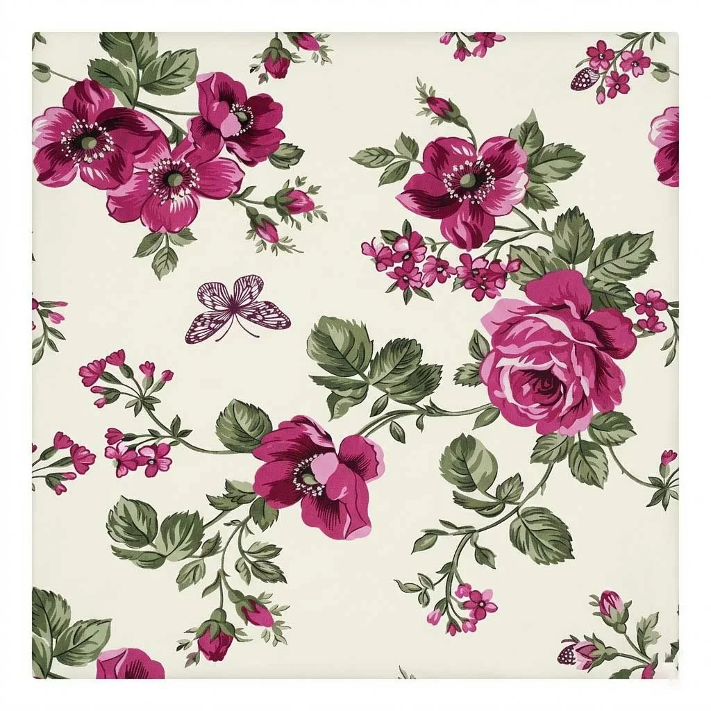 Jastuci Za Baštensku Garnituru - Dvosed 120cm i Dve Fotelje PINK FLOWERS