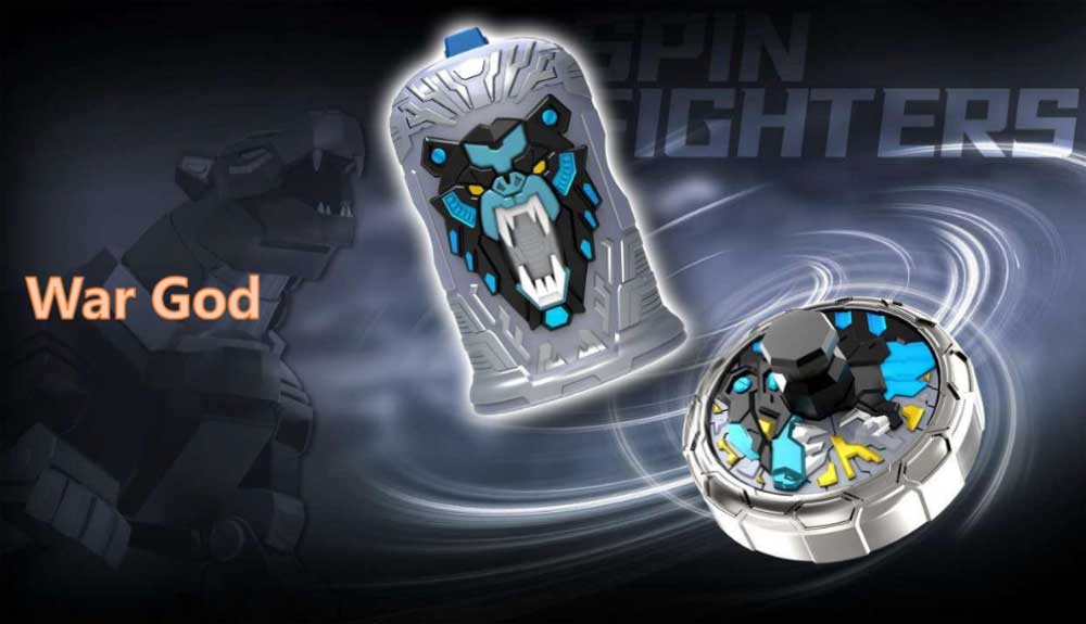 Spin Fighters Legends Čigra War God - dodatni pogled