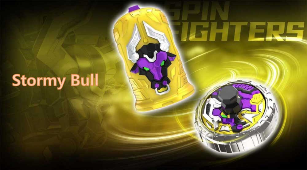 Spin Fighters Legends Čigra Stormy Bull - dodatni pogled
