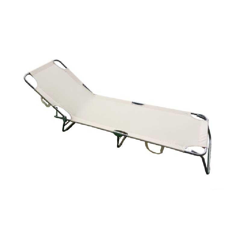 Sklopiva ležaljka sa ramom Bež - dodatni pogled