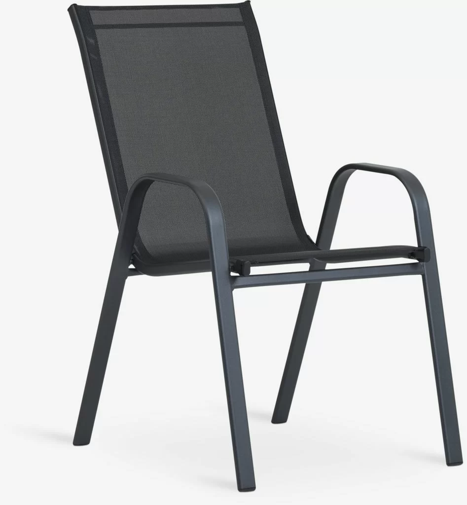 Set Za Terasu Black Bloom - 4 Stolice i Sto