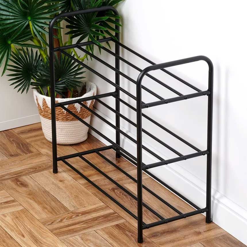 Vilde Metalni stalak za obuću na 3 nivoa 569979 - dodatni pogled