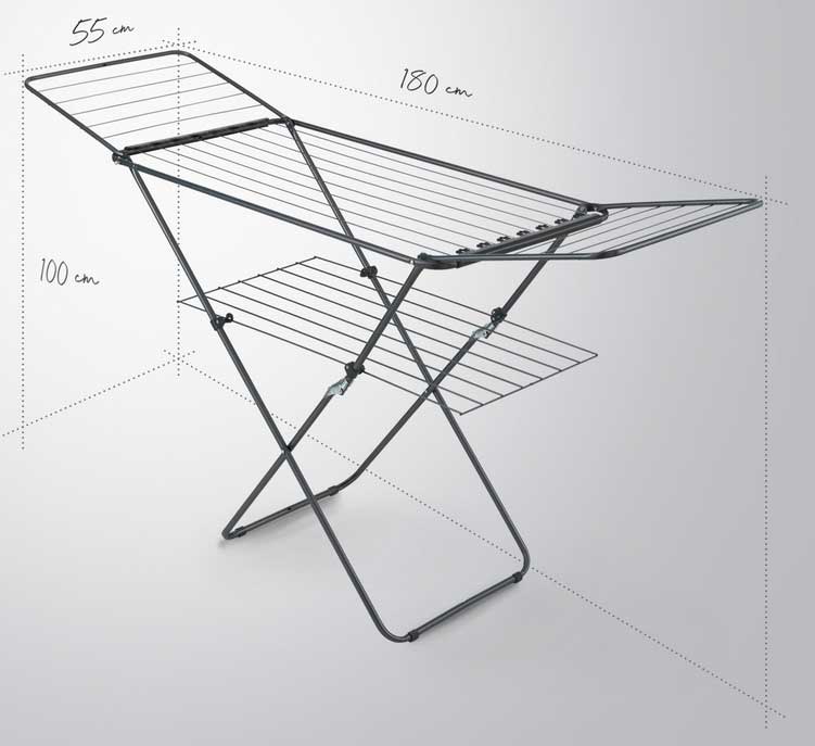 Metaltex Panarea Onyx Sklopiva sušilica za veš 26m - dodatni pogled