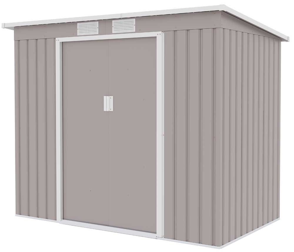 Pomoćna metalna baštenska kućica Fortis-A 2.8m² - dodatni pogled
