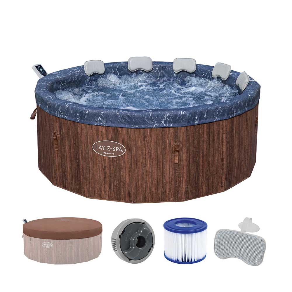Bestway Lay-Z-Spa Toronto Smart AirJet™ Luksuzni Wellness u vašem dvorištu - dodatni pogled