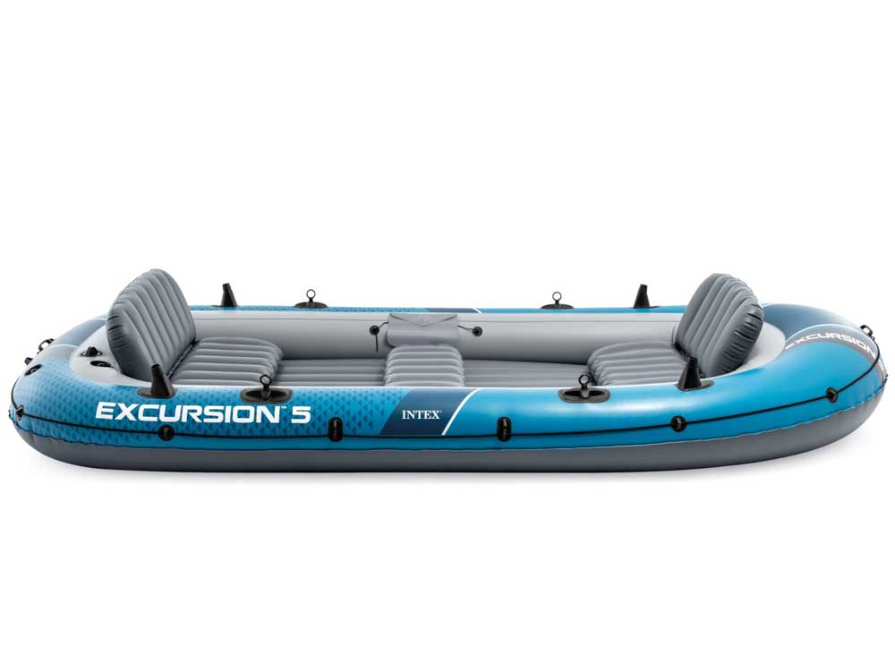 Čamac na naduvavanje sa veslima i pumpom Intex Excursion™ 5 Boat 66325NP - dodatni pogled