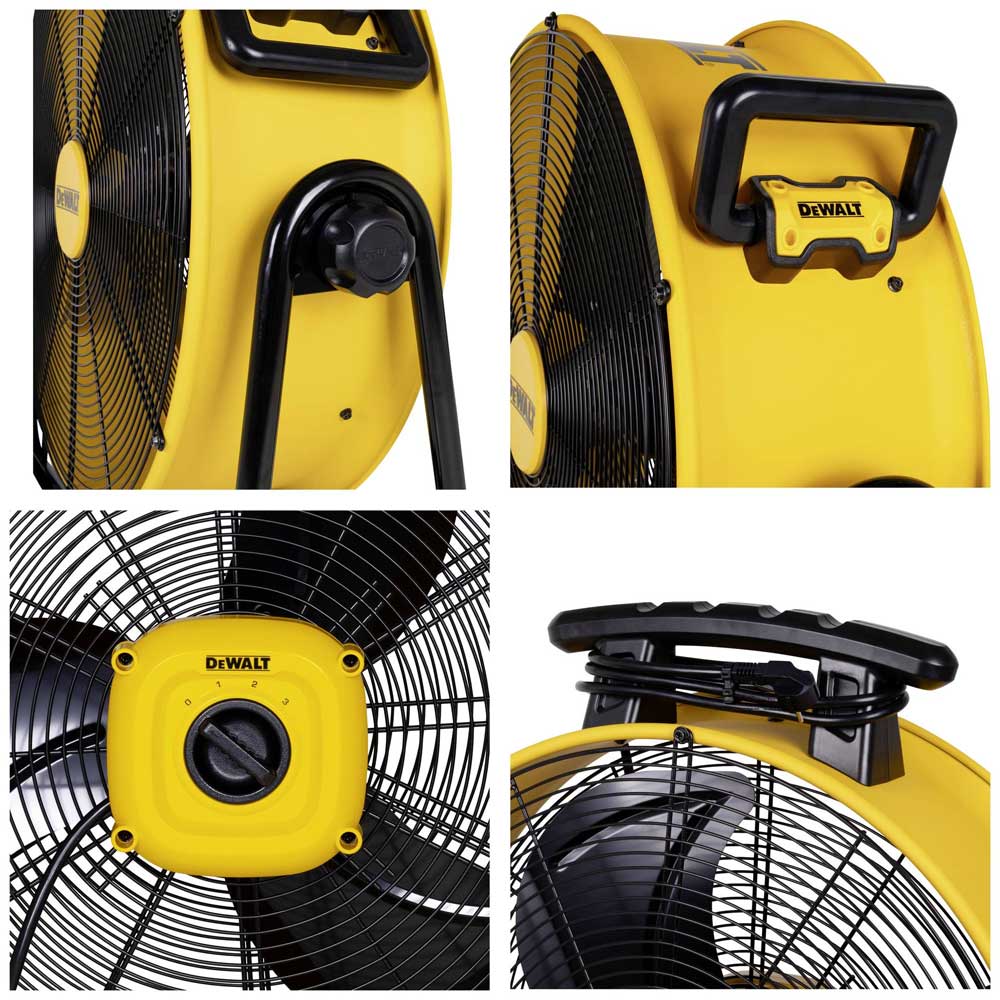 DeWalt Industrijski ventilator DXF-2490 190W 61cm - dodatni pogled