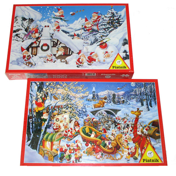 Piatnik slagalica Veseli Deda Mrazovi  1000pcs 07-563600   - dodatni pogled