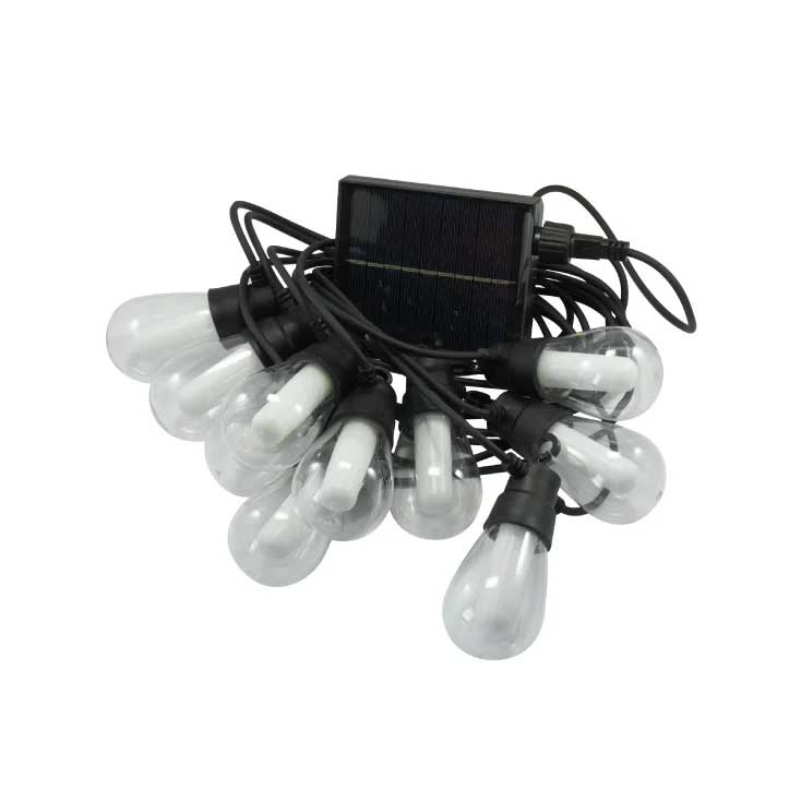 Solarni LED svetleći niz sa 10 retro sijalica 6,5m - dodatni pogled