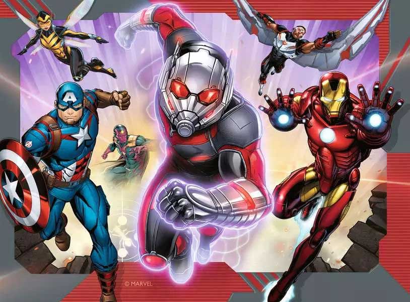 Puzzle za decu 4u1 Pepa Marvel Avengers Ravensburger 06942 - dodatni pogled